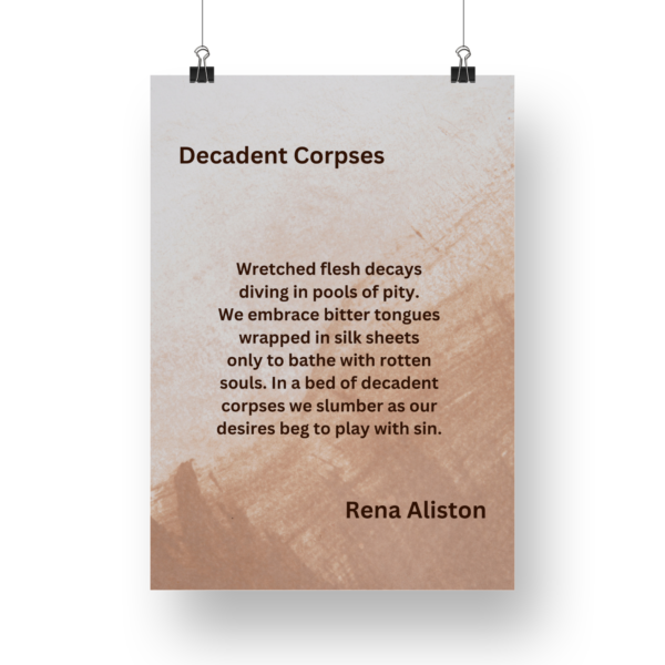 Decadent Corpses Art Print by Rena Aliston