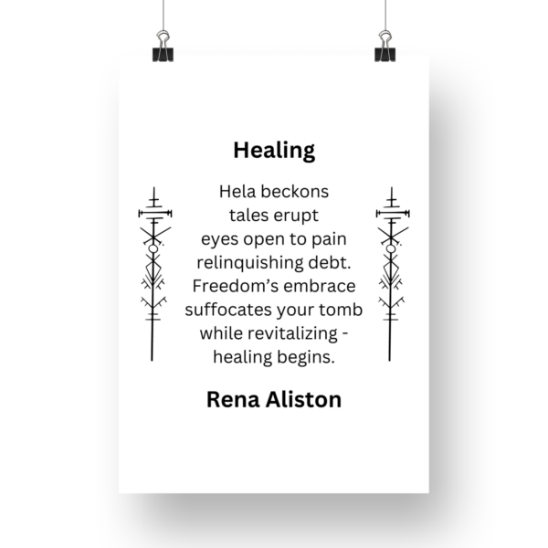 Healing Digital Art Print by Rena Aliston