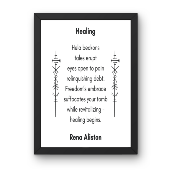 Healing Poster by Rena Aliston