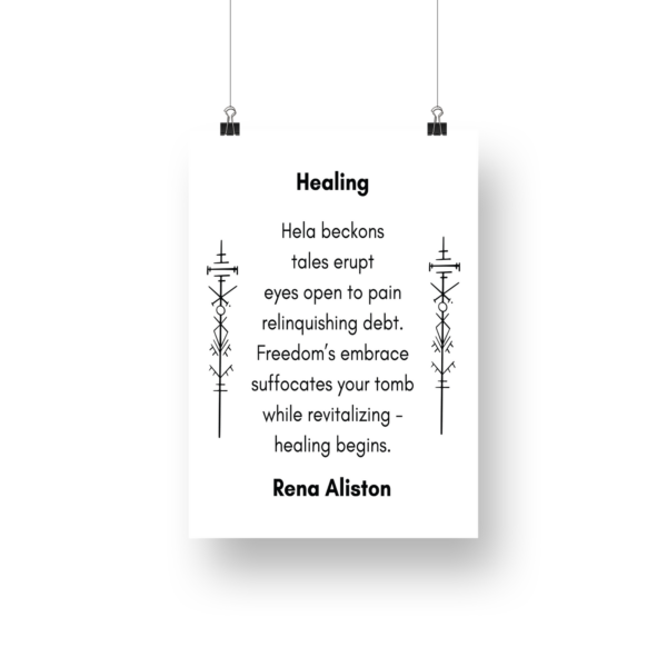 Healing Poster by Rena Aliston