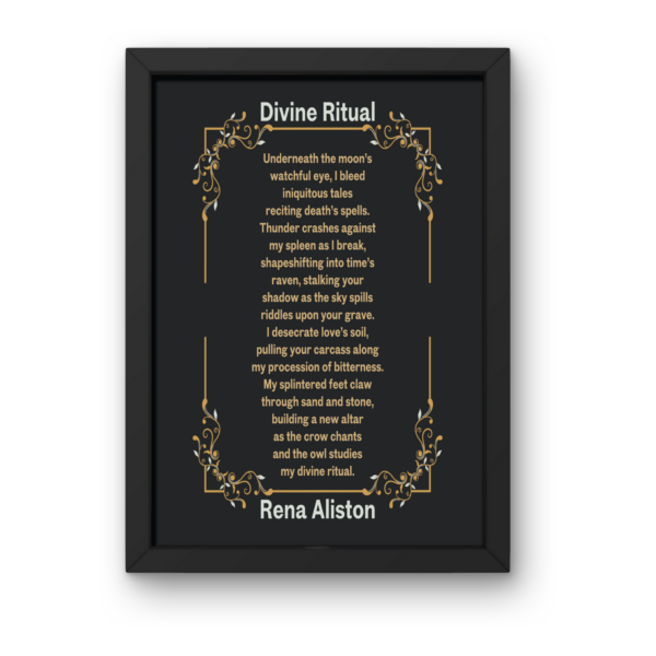 Divine Ritual Poster by Rena Aliston