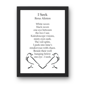 I Seek Poster by Rena Aliston