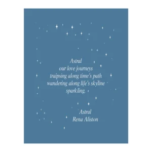 Astral Poem Digital Art Prints by Rena Aliston