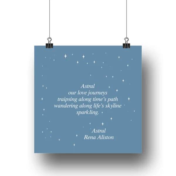 Astral Poem Digital Art Prints by Rena Aliston