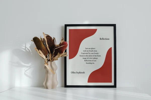 Reflections of You Poem Digital Art Print by Rena Aliston