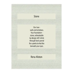 Stone Poem Digital Art Prints by Rena Aliston