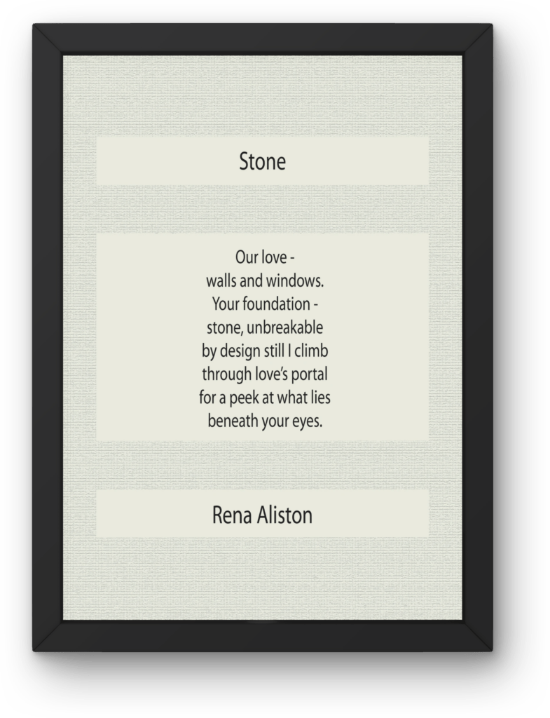 Stone Poem Digital Art Prints by Rena Aliston
