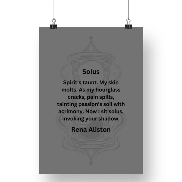 Solus Poem Digital Art Prints by Rena Aliston