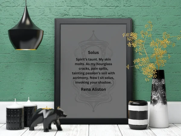 Solus Poem Digital Art Prints by Rena Aliston