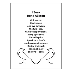 I Seek Poem Digital Art Prints by Rena Aliston