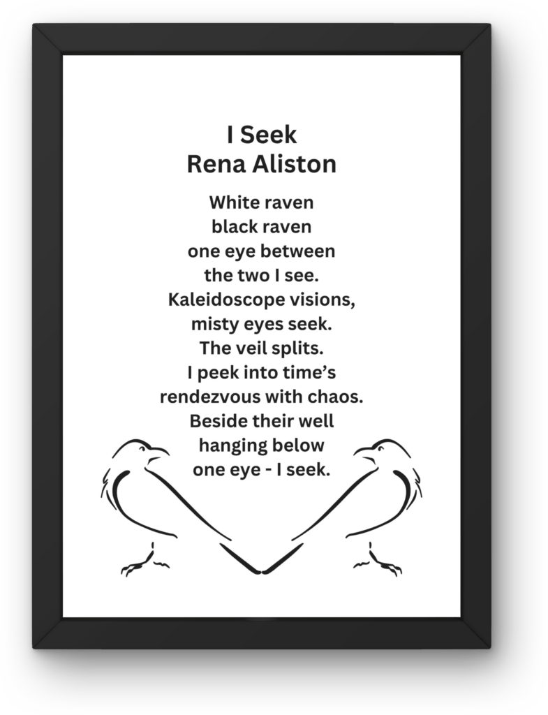 I Seek Poem Digital Art Prints by Rena Aliston