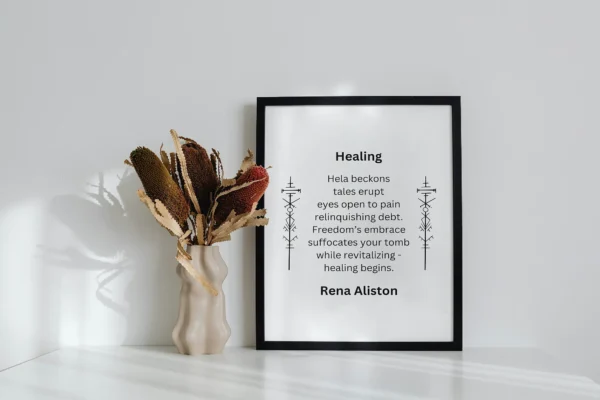 Healing Poem Digital Art Prints by Rena Aliston