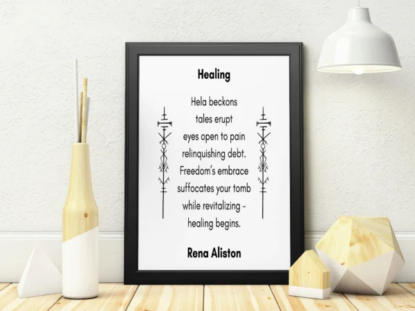 Healing Poster by Rena Aliston
