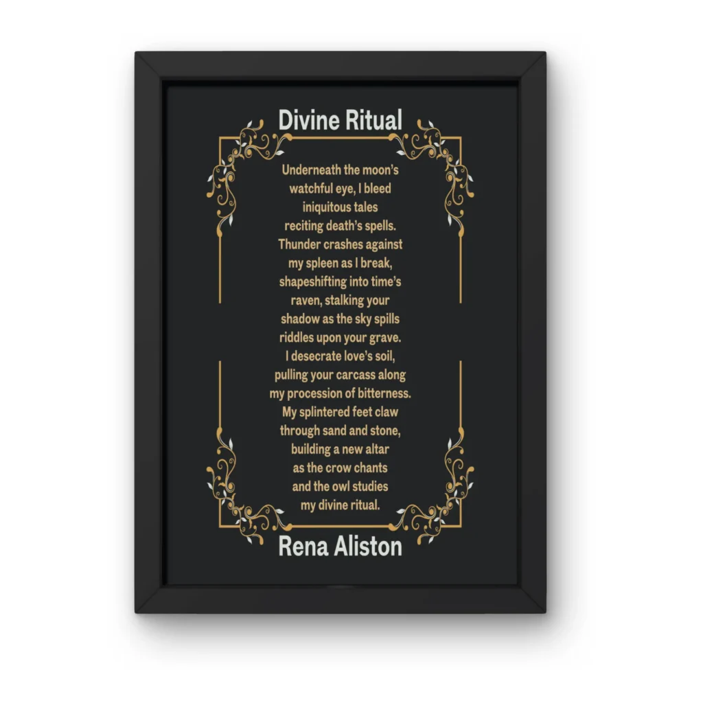 Divine Ritual Poster by Rena Aliston