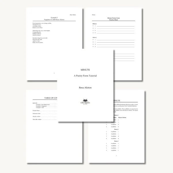 Minute Poetry Form Tutorial ebook by Rena Aliston