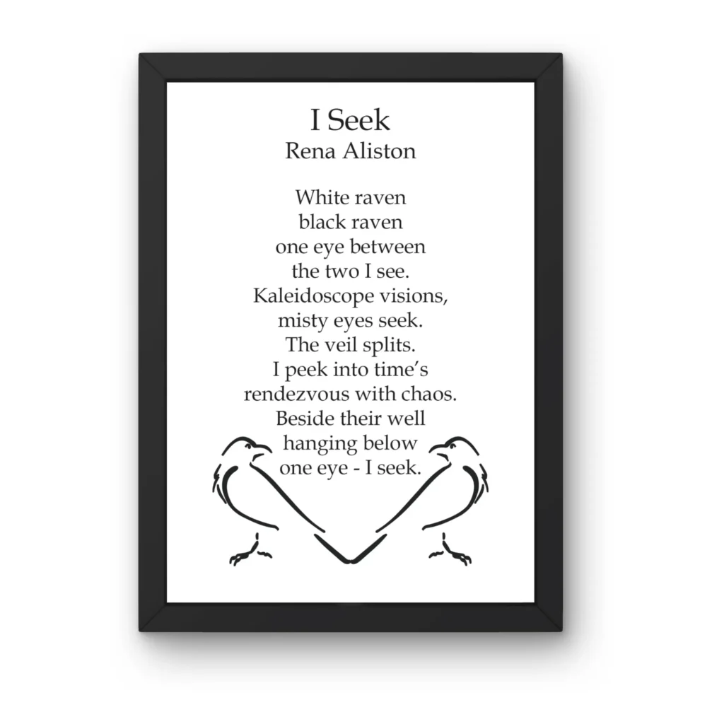 I Seek Poster by Rena Aliston