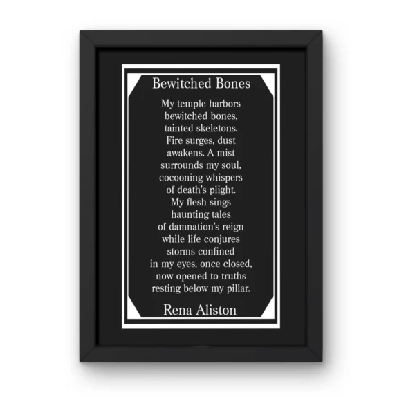 Bewitched Bones Poster by Rena Aliston