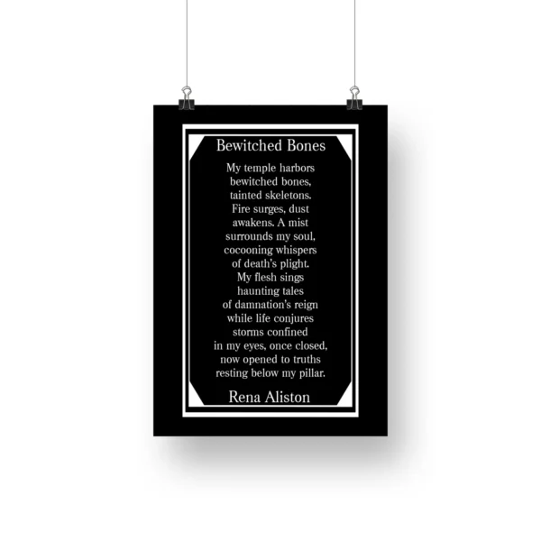 Bewitched Bones Poster by Rena Aliston