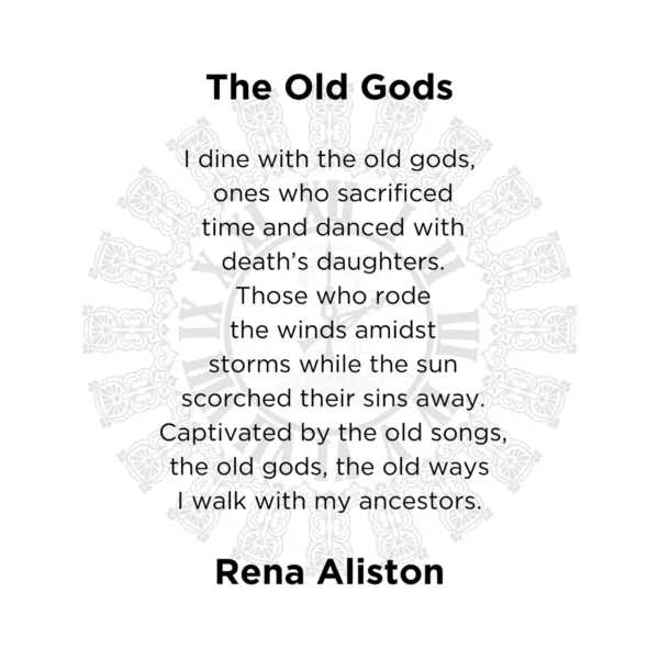 The Old Gods Poem from The Black Hour: The Hourglass Collection Book 3 by Rena Aliston